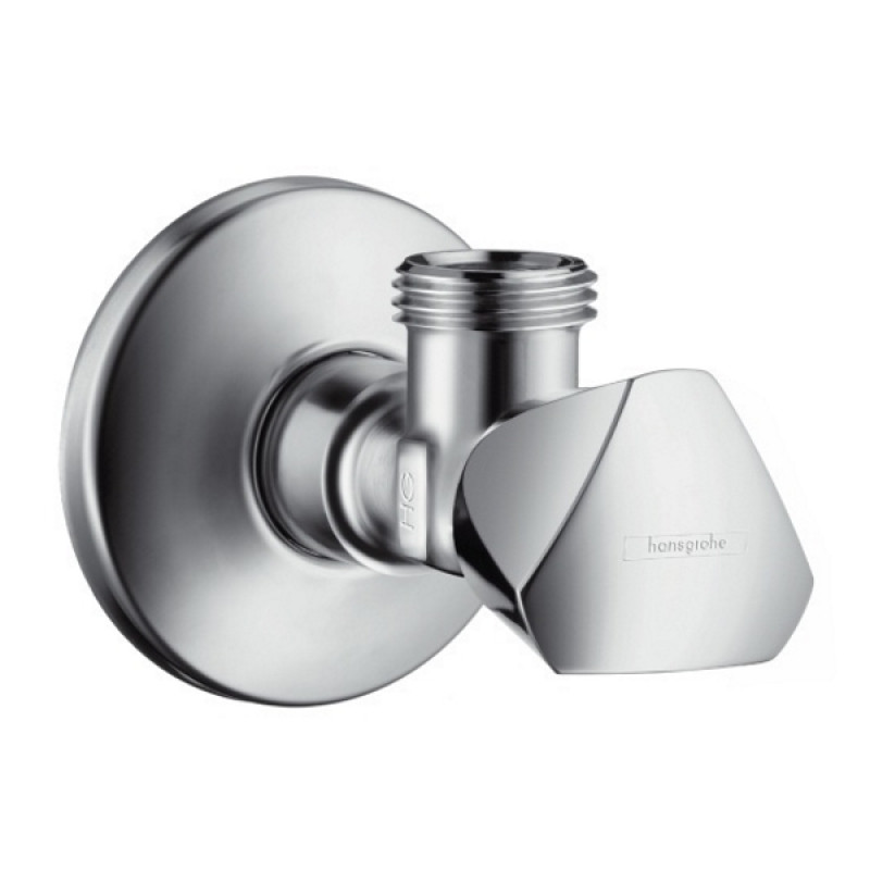 HANSGROHE Вентиль угловой Е, 1/2*1/2, хром, (13903000)