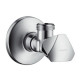 HANSGROHE Вентиль угловой Е, 1/2*1/2, хром, (13903000)