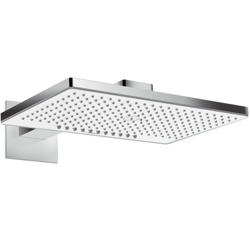 Hansgrohe Rainmaker Select 460 2jet Верхній душ з тримачем 450 мм, білий/ хром, (24005400)