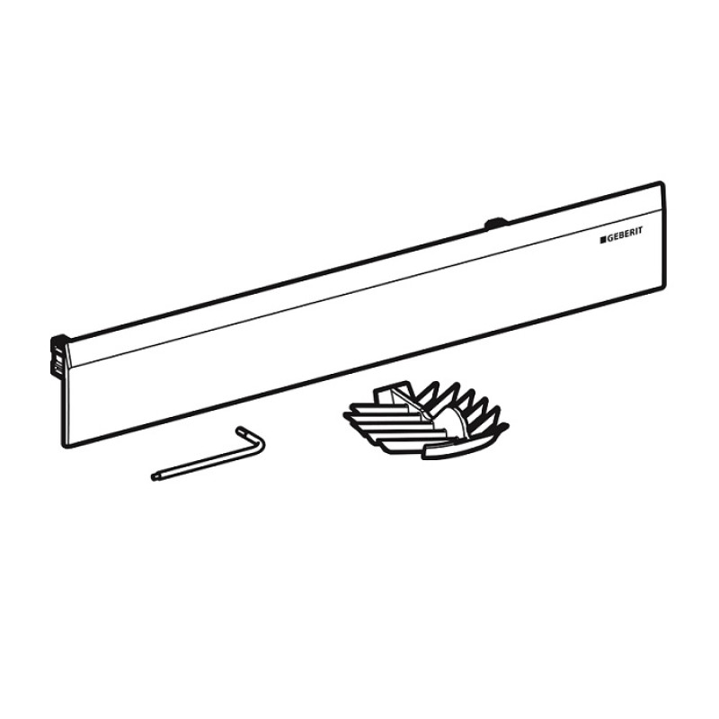 Geberit Декоративна накладка для душового елемента, комплект, пластик, хром глянц, (154.335.21.1)