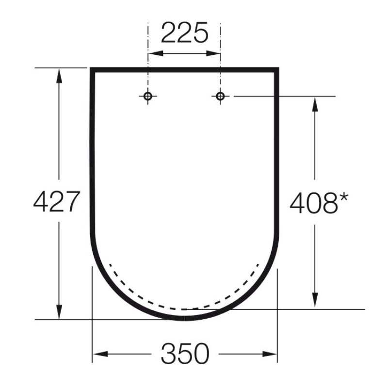 ROCA GAP сидіння тверде slow-closing Rimless, (A801732004)