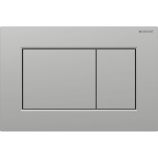 Geberit SIGMA01 SQUARE змивна клавіша для подвійного змиву, матовий хром,легко чиститься, (115.660.JQ.1)