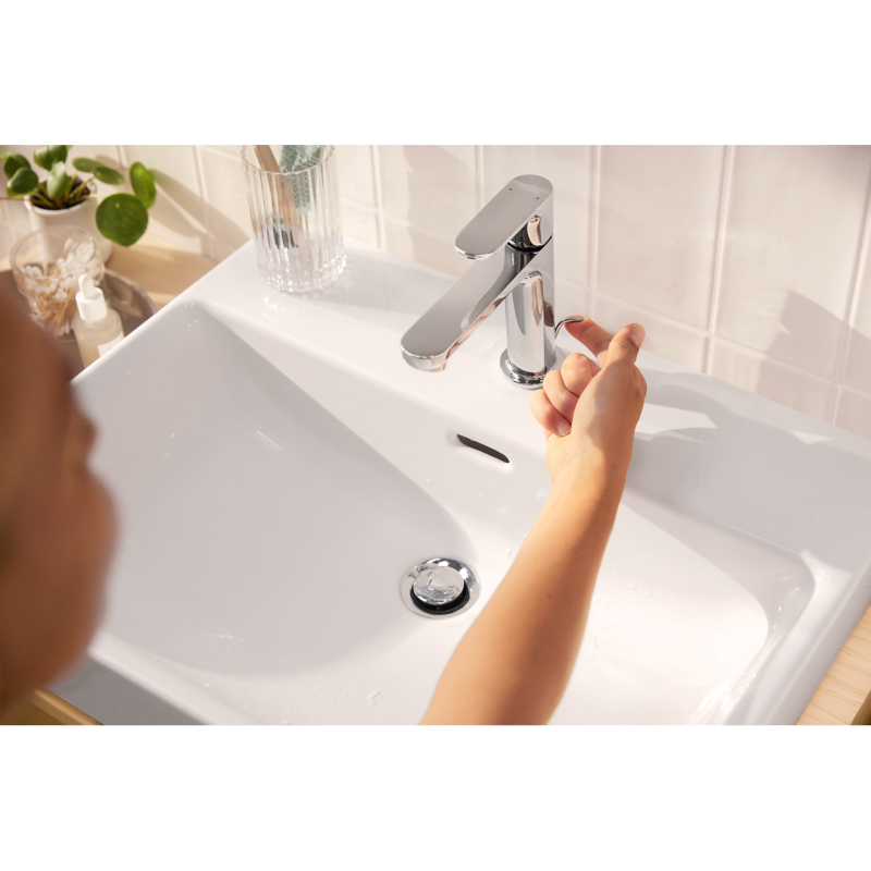Hansgrohe REBRIS S смеситель для умывальника 110, CoolStart, EcoSmart+, хром, (72588000)