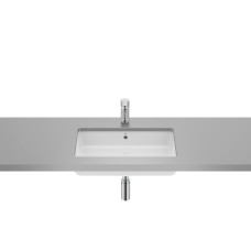 ROCA GAP умивальник, що вбудовується під стільницю, прямокутний 55x35 см, з переливом, без отвору під змішувач, (A3270YF000)