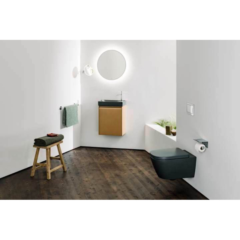 Laufen MEDA Rimless підвісний унітаз, в комплекті з сидінням Slow-closing, чорний матовий, (H8661107160001)