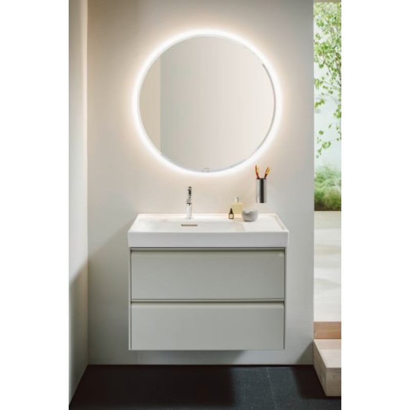 Laufen MEDA тумба 80 см з двома шухлядами, під умивальник, колір сірий, (H4216120112661)