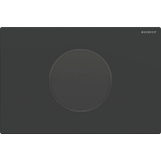 Geberit SIGMA10 ROUND змивна клавіша,автоматичне/ безконтактне змивання, живлення від мережі,чорний матовий/чорний, (115.907.16.6)