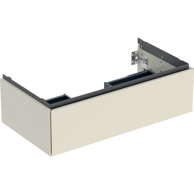 Geberit ONE шафка для умивальника 90см , з однією шухлядою,пісочно-сірий ,глянцеве покриття, (505.073.00.4)