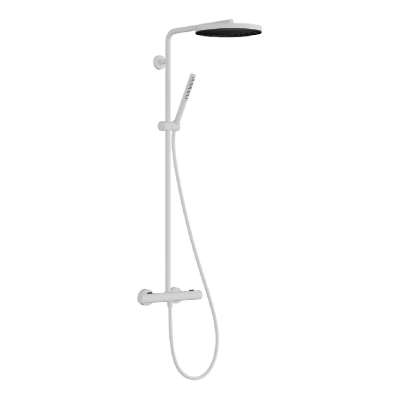 Hansgrohe PULSIFY S PURO Showerpipe душова система 260 з термостатом, колір білий матовий, (24222700)