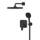 Grohe CUBEO набір для душу (верхній душ, змішувач на ванну ПМ, душовий набір),колір чорний матовий, (1053362430)