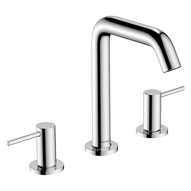 Hansgrohe TECTURIS S змішувач для умивальника на 3 отв зі зливним гарнітуром,колір хром, (73330000)