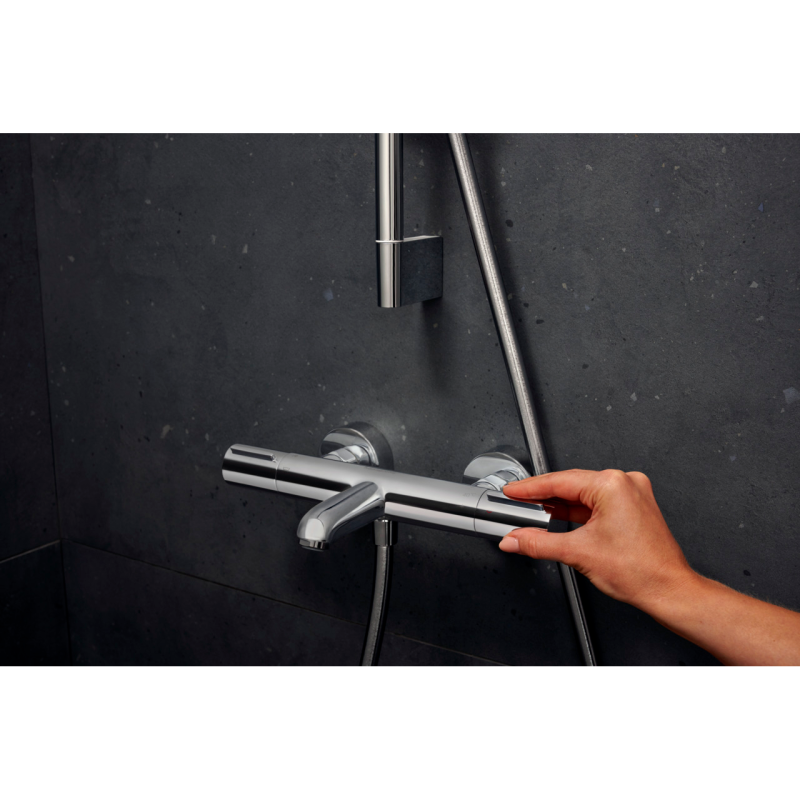 Hansgrohe ECOSTAT ELEMENT термостат для ванни зовнішнього монтажу, хром, (13347000)