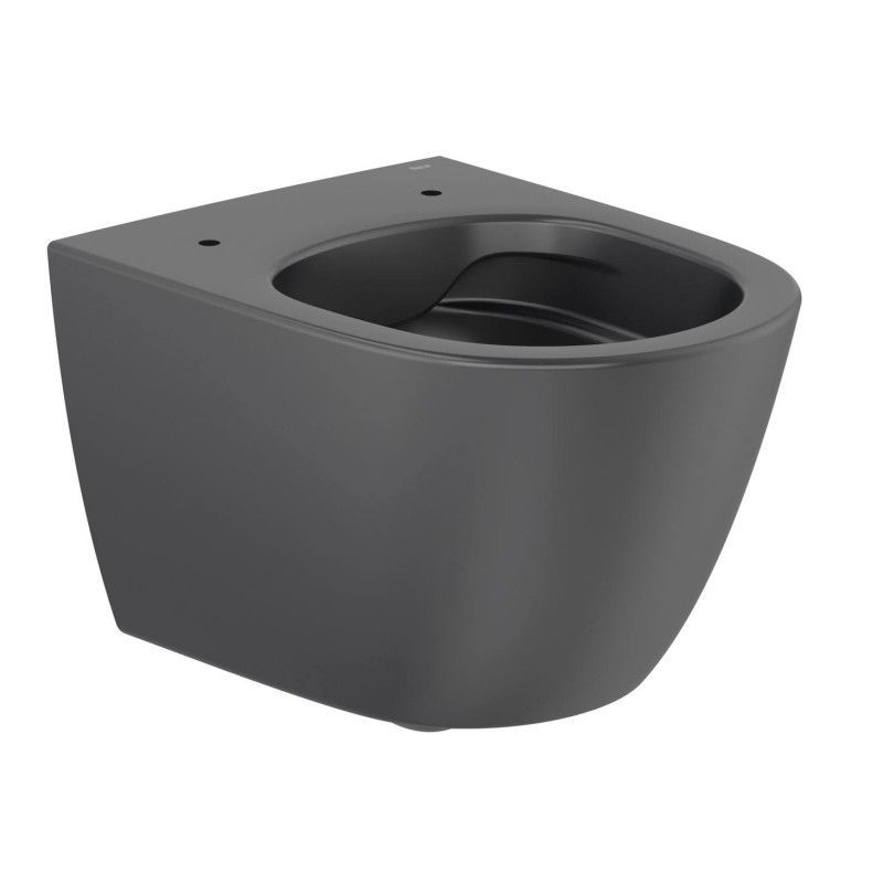 ROCA ONA Rimless унітаз підвісний 48см, CPT, без сидіння, колір чорний матовий, (A346688080)