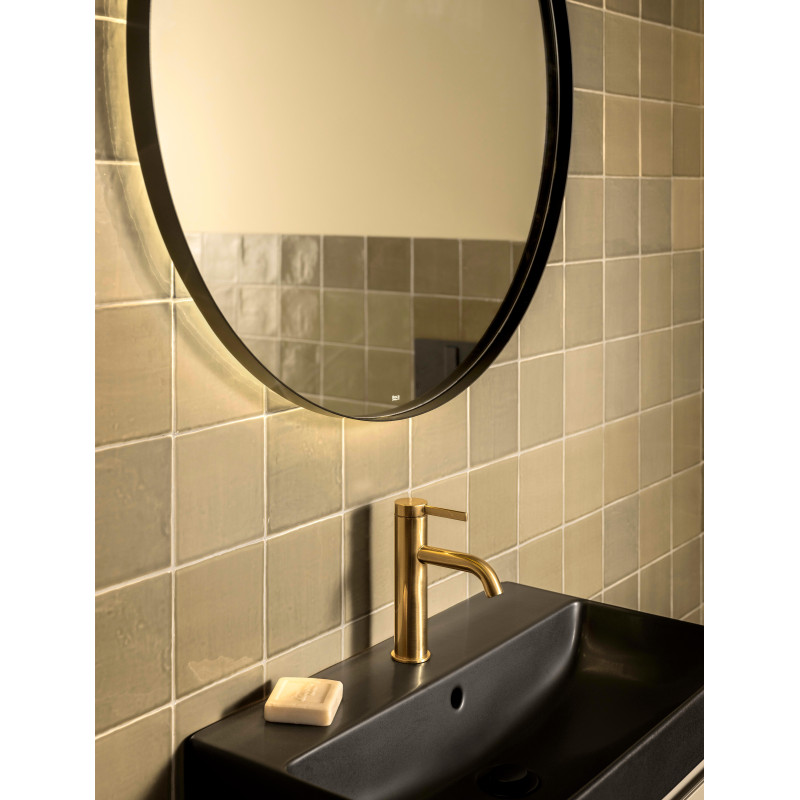 ROCA ONA умивальник Compacto 50x36 см, Fineceramic, колір чорний матовий, (A32768E080)