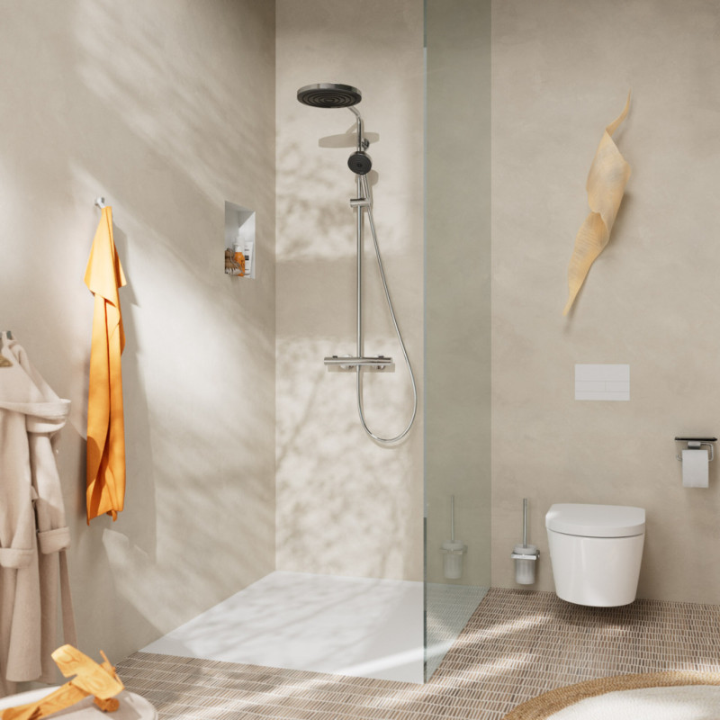 Hansgrohe PULSIFY S PURO Showerpipe душова система 260 з термостатом, колір хром, (24237000)