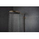 Hansgrohe PULSIFY S PURO Showerpipe душова система 260 з термостатом, колір шліфованна бронза, (24222140)