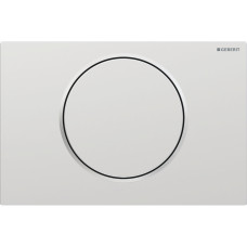 Geberit SIGMA10 ROUND змивна клавіша, для змивання/ зупинки змивання, матовий хром/ глянцевий хром, (115.758.JQ.5)