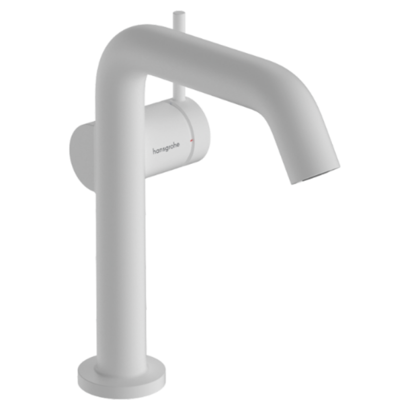 Hansgrohe TECTURIS S смеситель для умывальника 150, однорычажный,CoolStart,EcoSmart+ , push-open, цвет белыйматовый, (73340700)