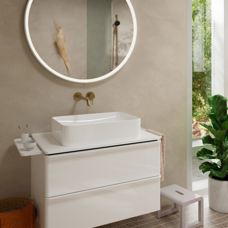 Hansgrohe TECTURIS Sзмішувач для умивальника, одноважільний, настінний, ПМ, колір шліфована бронза, (73351140)