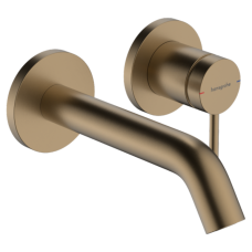 Hansgrohe TECTURIS Sзмішувач для умивальника, одноважільний, настінний, ПМ, колір шліфованна бронза, (73350140)