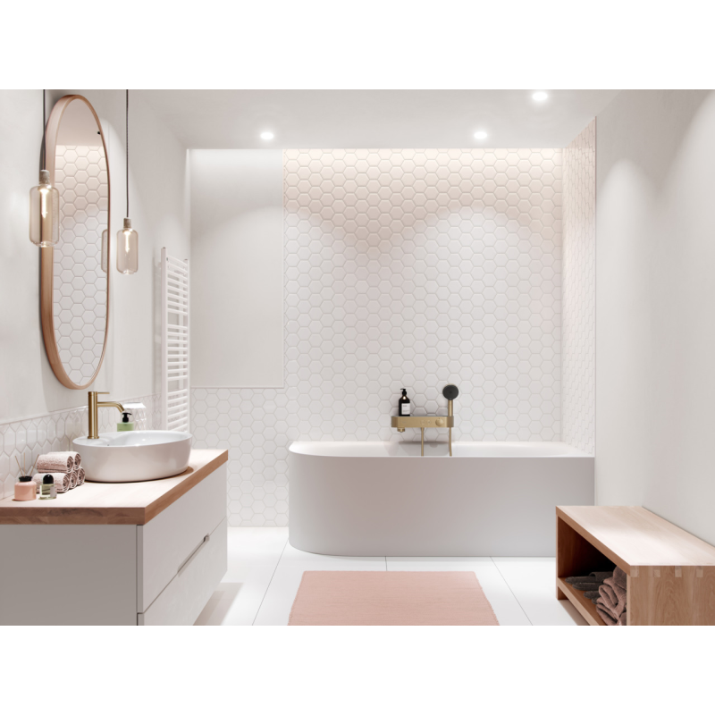 Hansgrohe TECTURIS S смеситель для умывальника 110, однорычажный, push-open, цвет шлифованная бронза, (73310140)