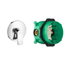 Hansgrohe Metris Смеситель для душа,СМ +IBOX universal скрытая часть для смесителя, (31685000+01800180)