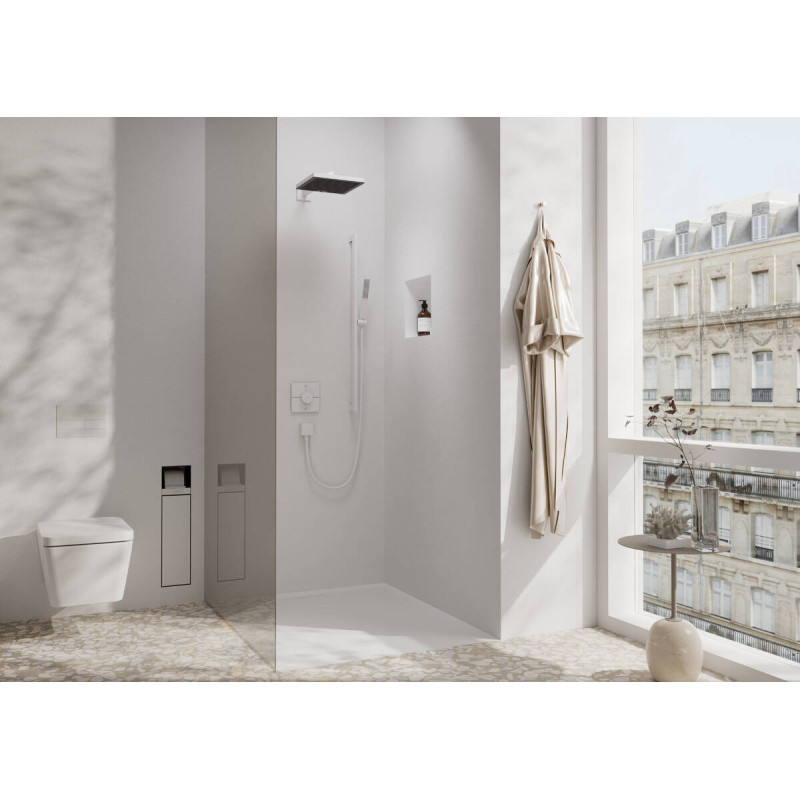 Hansgrohe PULSIFY Eручной душ 1 режим, Ecosmart,цвет белый матовый, (24320700)