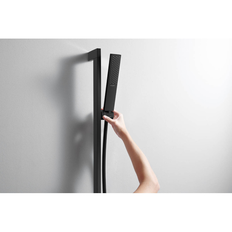 Hansgrohe PULSIFY Eручной душ 1 режим, Ecosmart,цвет черный матовый, (24320670)