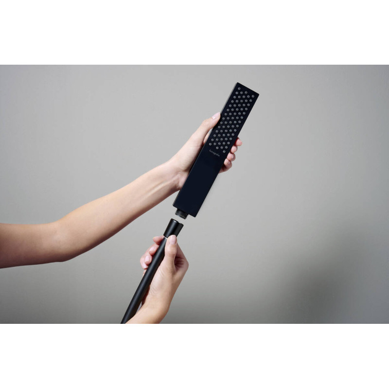 Hansgrohe PULSIFY Eручной душ 1 режим, Ecosmart,цвет черный матовый, (24320670)