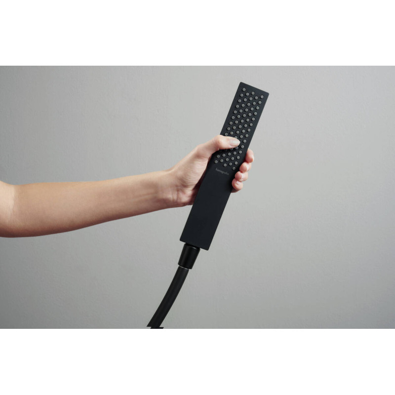 Hansgrohe PULSIFY Eручной душ 1 режим, Ecosmart,цвет черный матовый, (24320670)