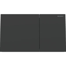 Geberit SIGMA70 SQUARE змивна клавіша для подвійного змиву, чорний матовий/ легко чиститься, (115.622.14.1)