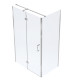 VOLLE SOTA 120-C душевая кабина 120*80*200см прямоугольная, реверсивная, распашная, профиль хром, стекло прозрачное, (1038.134601)