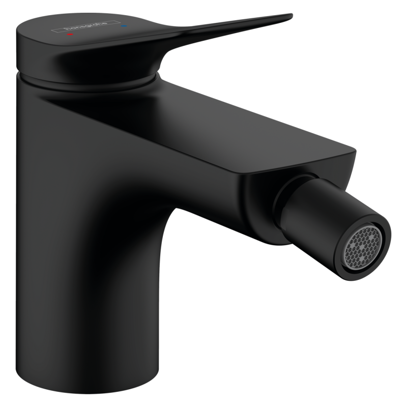 Hansgrohe VIVENIS смеситель для биде, однорычажный, со сливным гарнитуром pop-up, цвет черный матовый, (75200670)