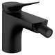 Hansgrohe VIVENIS смеситель для биде, однорычажный, со сливным гарнитуром pop-up, цвет черный матовый, (75200670)