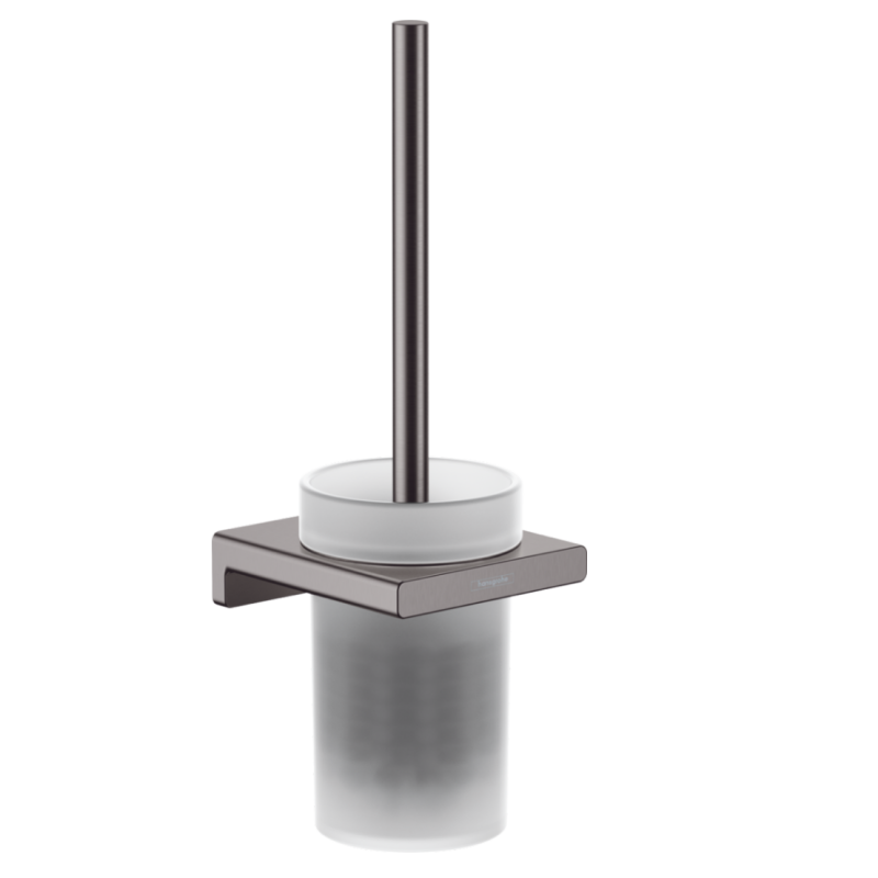 Hansgrohe ADDSTORIS ершик, настенный, цвет шлифованный черный хром, (41752340)