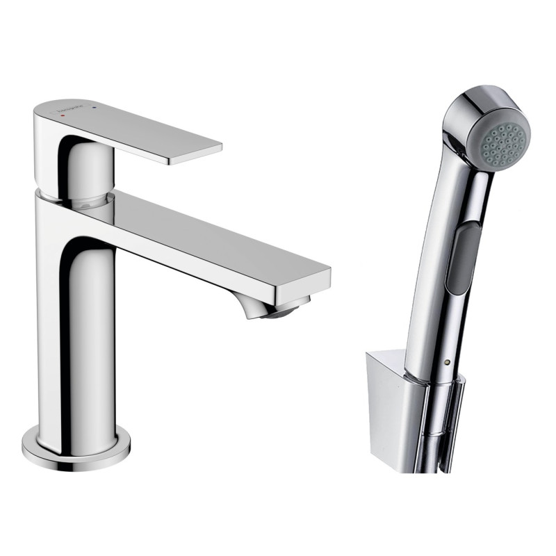 Hansgrohe REBRIS E смеситель для умывальника 110, с гигиенической лейкой, (72216000)