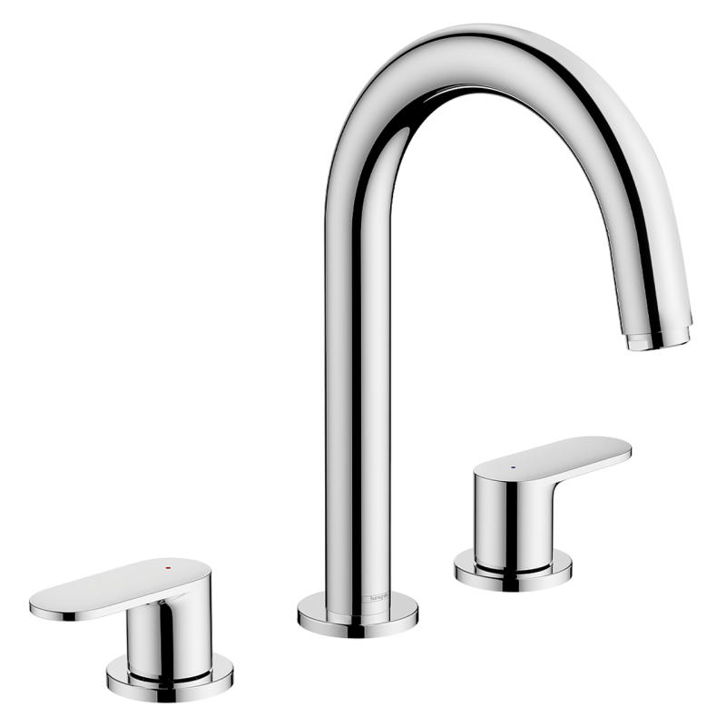 Hansgrohe VERNIS BLEND смеситель для умывальника на 3 отверстия, со сливным набором, хром, (71553000)