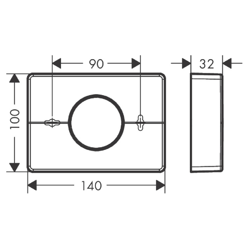 Hansgrohe ADDSTORIS диспенсер для гигиенических пакетов, цвет полированная бронза, (41773140)