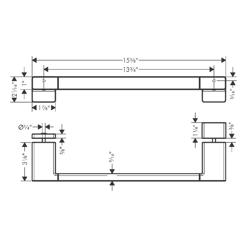Hansgrohe ADDSTORIS ручка для душа, цвет черный матовый, (41759670)
