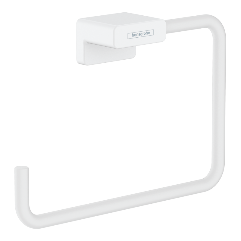 Hansgrohe ADDSTORIS тримач для рушникiв у формi кiльця, колiр бiлий матовий, (41754700)