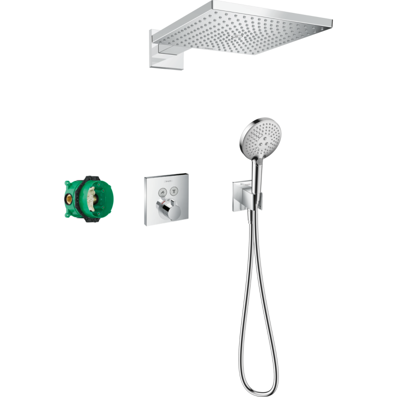 Hansgrohe RAINDANCE E душова система з термостатом, 300, хром, (27952000)
