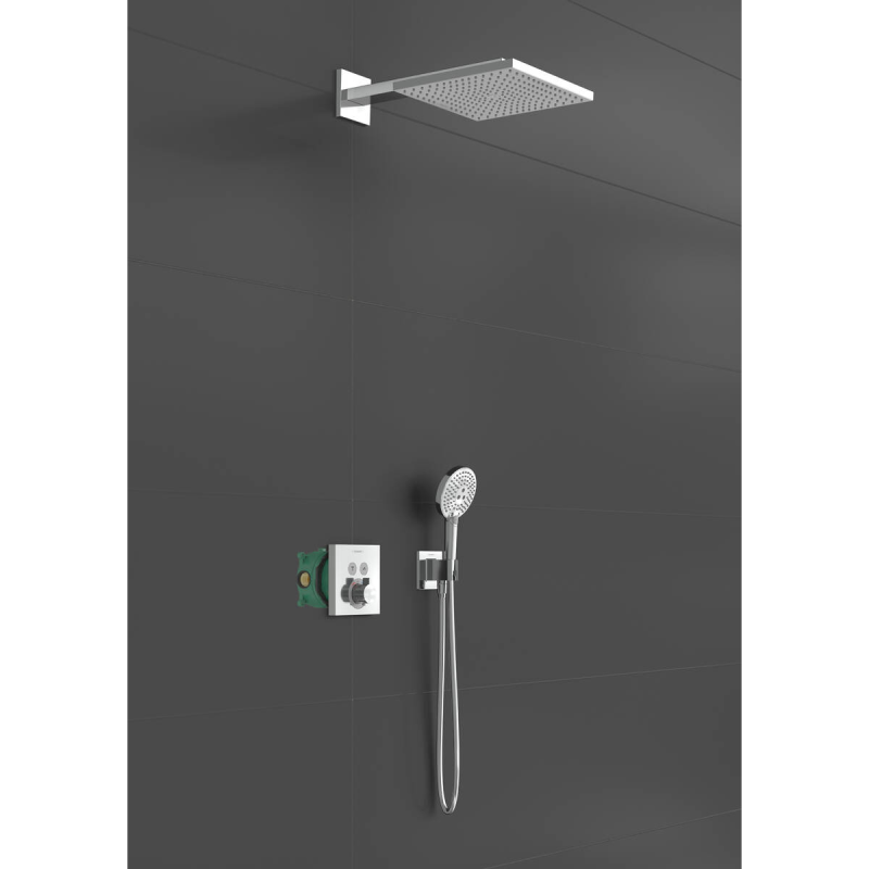 Hansgrohe RAINDANCE E душова система з термостатом, 300, хром, (27952000)