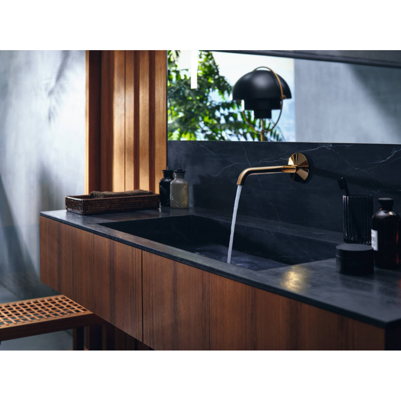 Axor ONE Select смеситель для умывальника, излив 220мм, ПМ, шлифованная бронза, (48112140)