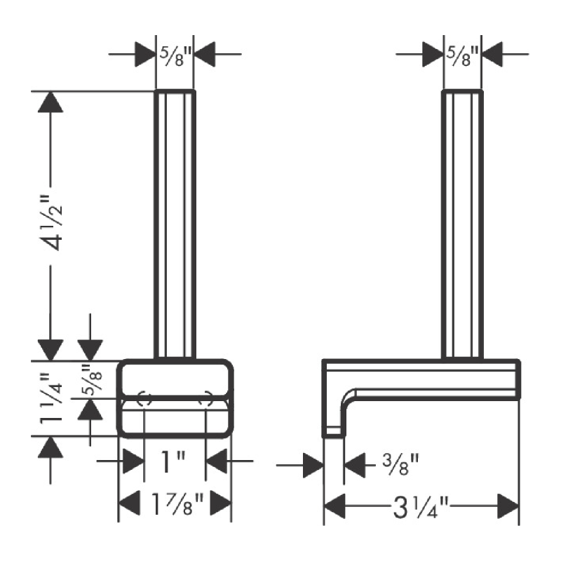 Hansgrohe ADDSTORISдержатель для бумажных полотенец, подвесной, хром, (41756000)