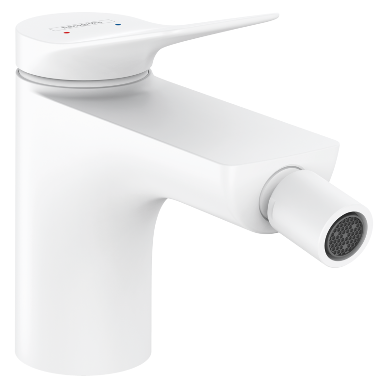 Hansgrohe VIVENIS смеситель для биде, однорычажный, со сливным гарнитуром pop-up, белый матовый, (75200700)