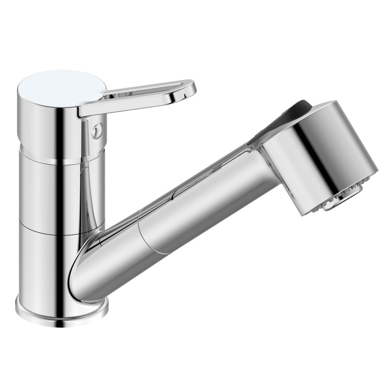 IMPRESE LIBEN-М змішувач для кухні з висувним виливом, хром, 40 мм, (f03404001AB)