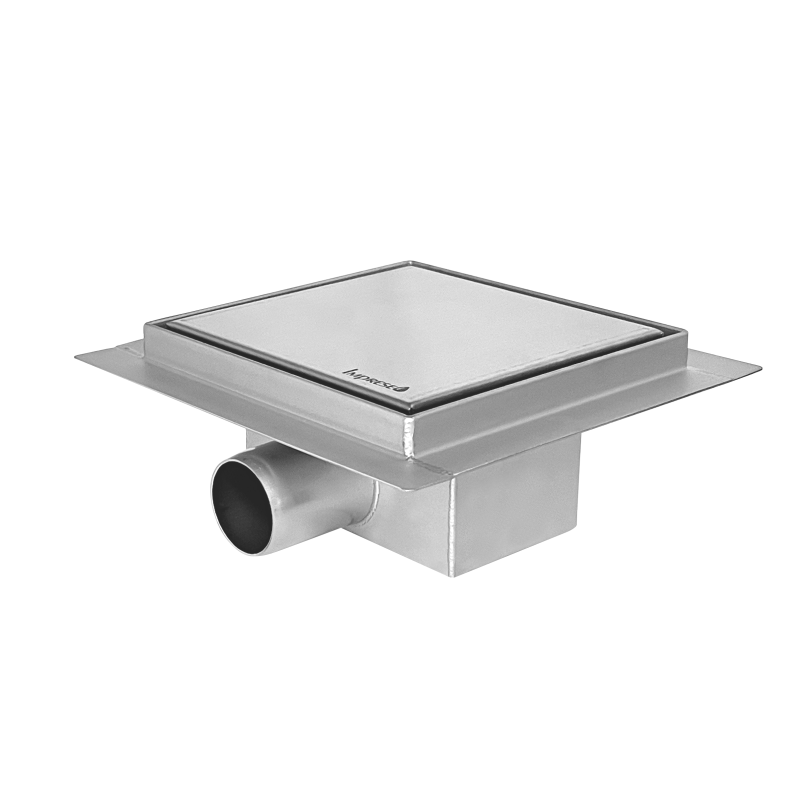 IMPRESE i-FLOW SS трап водовідвідний 150*150 мм, AISI 304, решітка під плитку, (d44150S13)