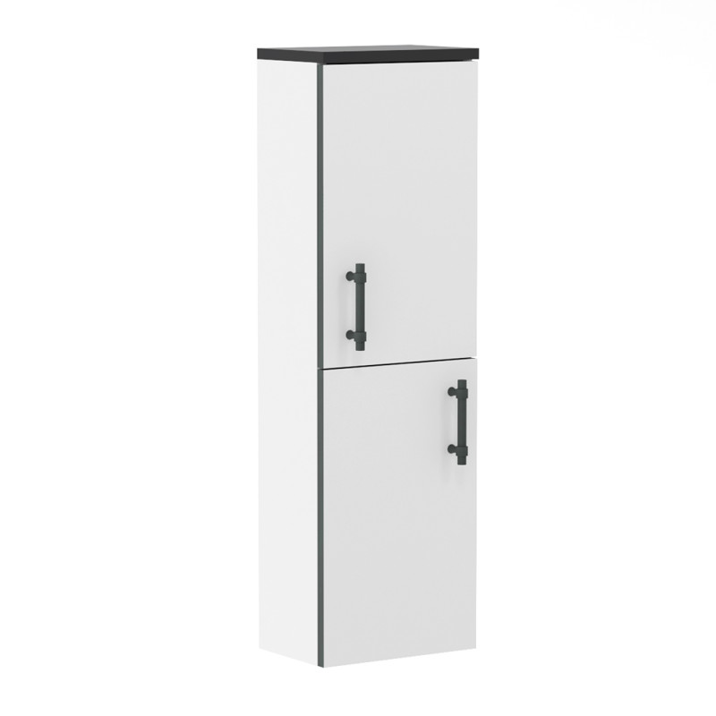 IMPRESE BLACK EDGE пенал підвісний 99*30*20см, білий, (f32113W)