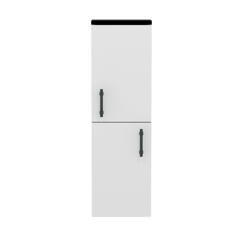 IMPRESE BLACK EDGE пенал підвісний 99*30*20см, білий, (f32113W)