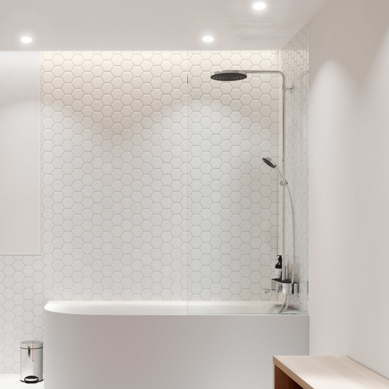 Hansgrohe PULSIFY Showerpipe душова система 260 з термостатом на ванну, (24230000)